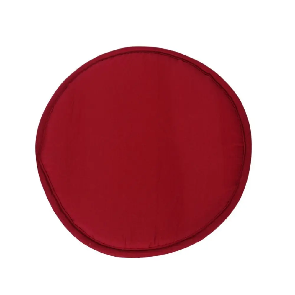 Soft 30cm Round Chair Pad Washable Sponge Circular Stool Cushion Solid Color Seat Pad For Home Office