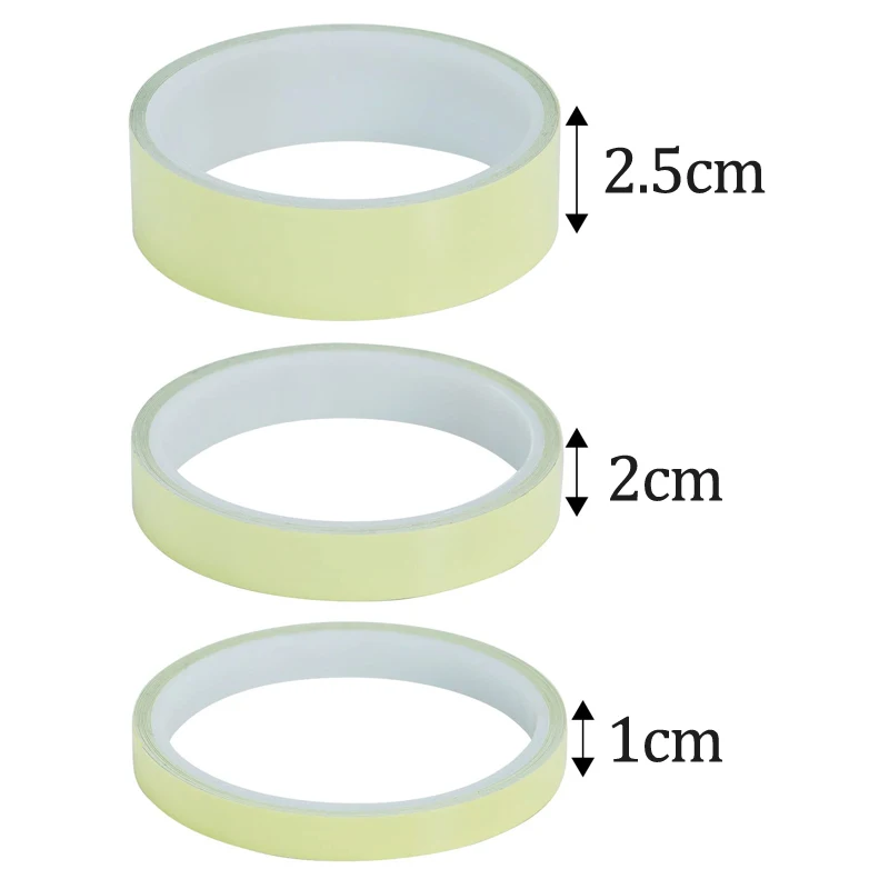 Glow In Dark Tape Waterproof Fluorescent Adhesive Tape Warning Tape For Stairs Stage Supplies Decoration