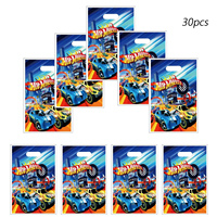30pcs Hot Wheels Birthday Party Decorations，Hot Wheels Gift Bags，Hot Wheels Candy Bags ，Hot Wheels Goody Bags，Hot Wheels Birthda
