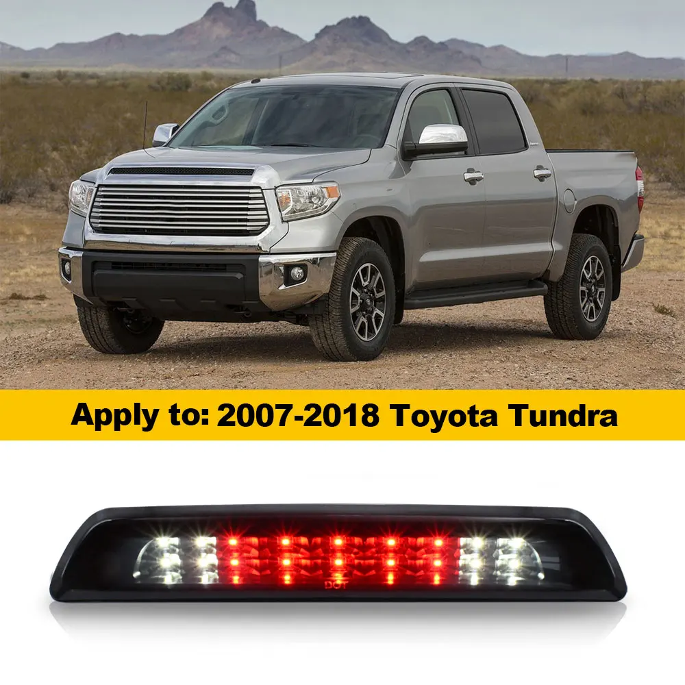 

Third 3rd Tail Brake Light Reverse Cargo Lamp High Mount Pickup Taillight Stop Rear Lamp Accessories For Toyota Tundra 2007-2018