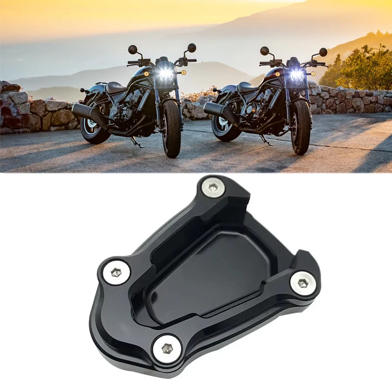 

Для Honda CMX1100 мотоцикла с ЧПУ, алюминиевая подставка для ног, боковая подставка, удлинение, увеличенная опорная пластина CMX 1100 2021-2023