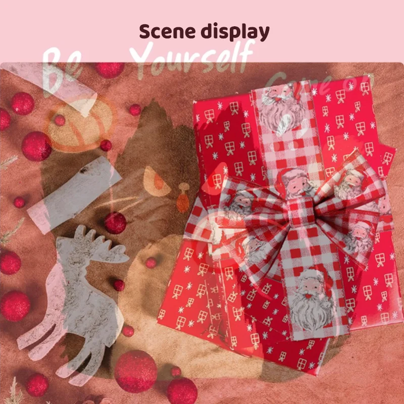 

Праздничная лента из искусственного льна: создатель бантов для рукоделия своими руками для рождественской елки и подарочной упаковки - рулон 16,4 фута