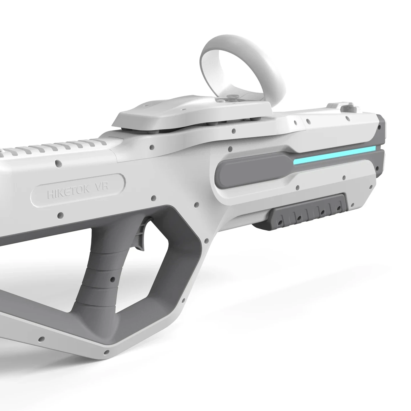 

The VR somatosensory shooting game gun is suitable for the leather mouth VR glasses.