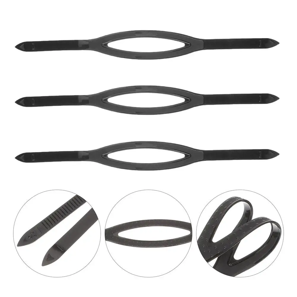 Accesorios para gafas de buceo, gafas con correa de tela, correas de natación negras, repuesto para mujer