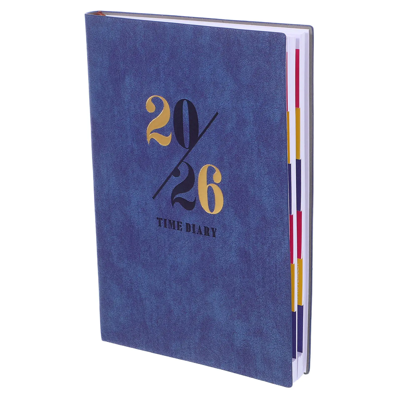 2026 Monthly Weekly Planner A5 PU Notebook Thick Paper Clean Edges Easy Flip Tabs 2026 Schedule Book Academic Student Work