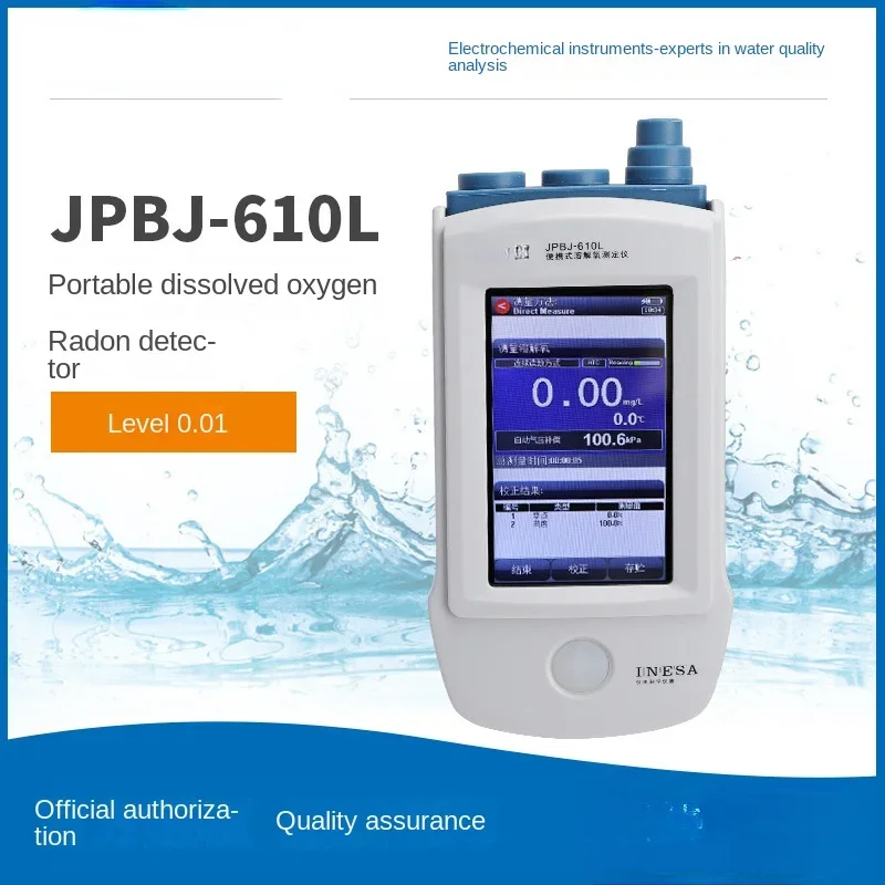 Portable Dissolved Oxygen Meter Jpbj610l Multi-Parameter Fluorescence Dissolved Oxygen Meter