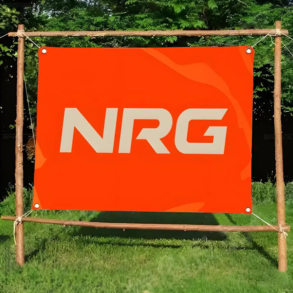 NRG Esports Flags Borderless four-ring ornament indoor outdoor decoration effortless to hang