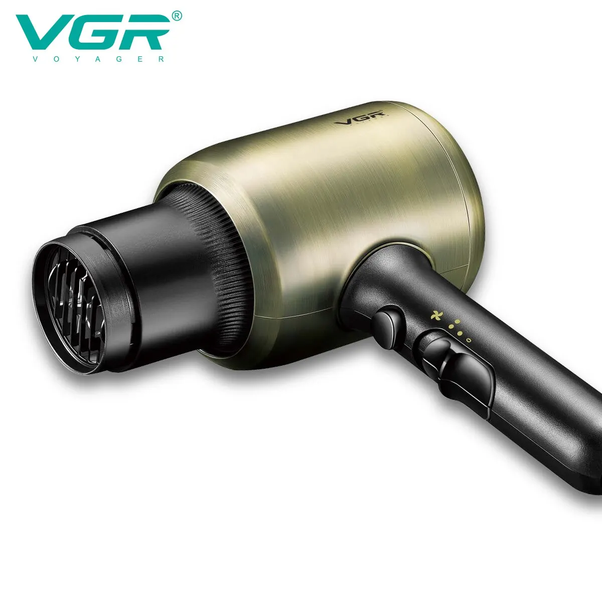 VGR Hair Dryers Professional Chaison Hair Dryer Wired Blow Dryer Hot and Cold Adjustment Hair Salon for Household Use V-453