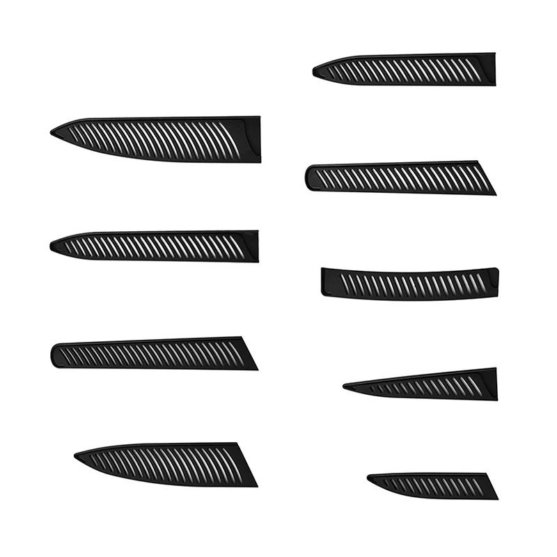 1PC Knife Sheath Black Plastic Knife Covers Hollow Knife Blade Protector Cover Edge Guards Case Kitchen Accessories