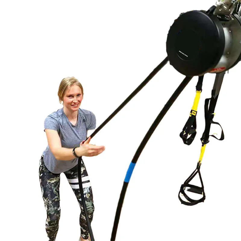 Suspension Endless Rope Trainer Core Training Hanging Easy And Exercise Home Or Gym Resnce Magnetic Control 6 Levels