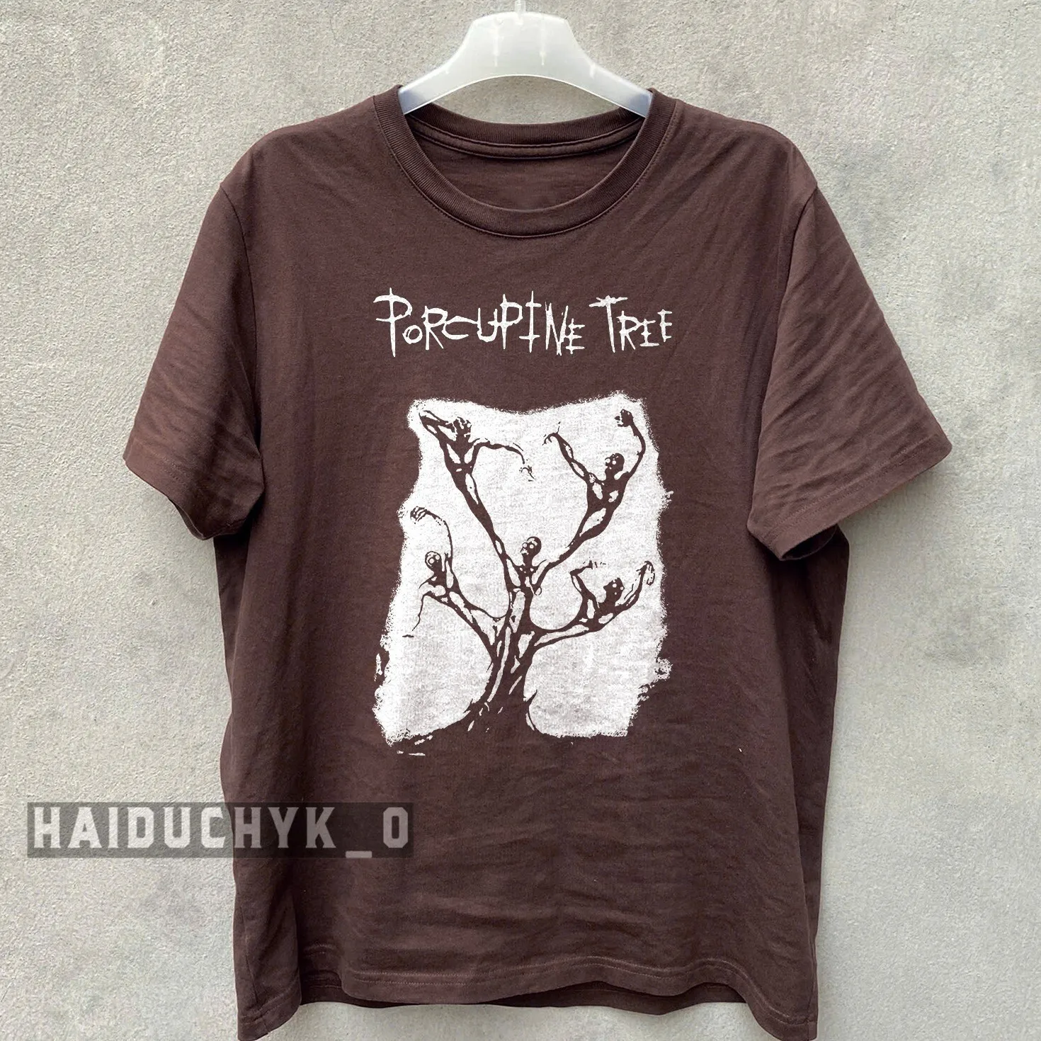 Porcupine Tree logo Unisex Russet T-shirt Size S-5XL