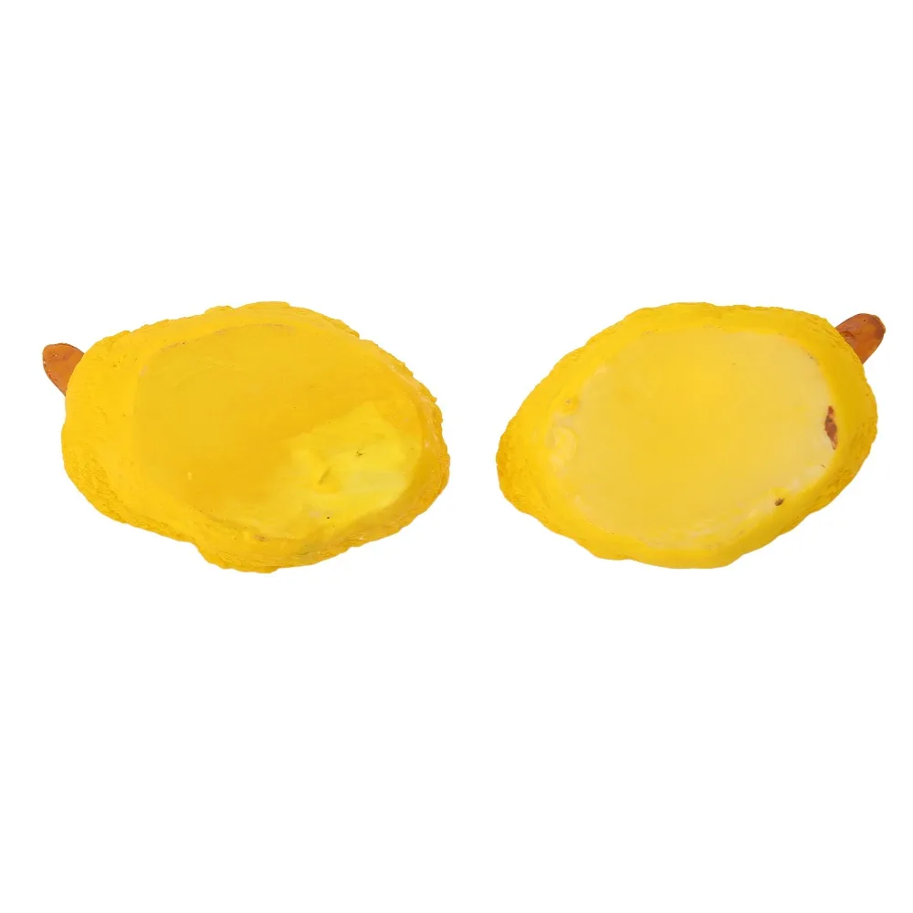 2pcs Outdoor Statues Yellow Duck Garden Statue Outdoor Simulation Mini Duck Figurine Floating Duck Decoration Office Desk