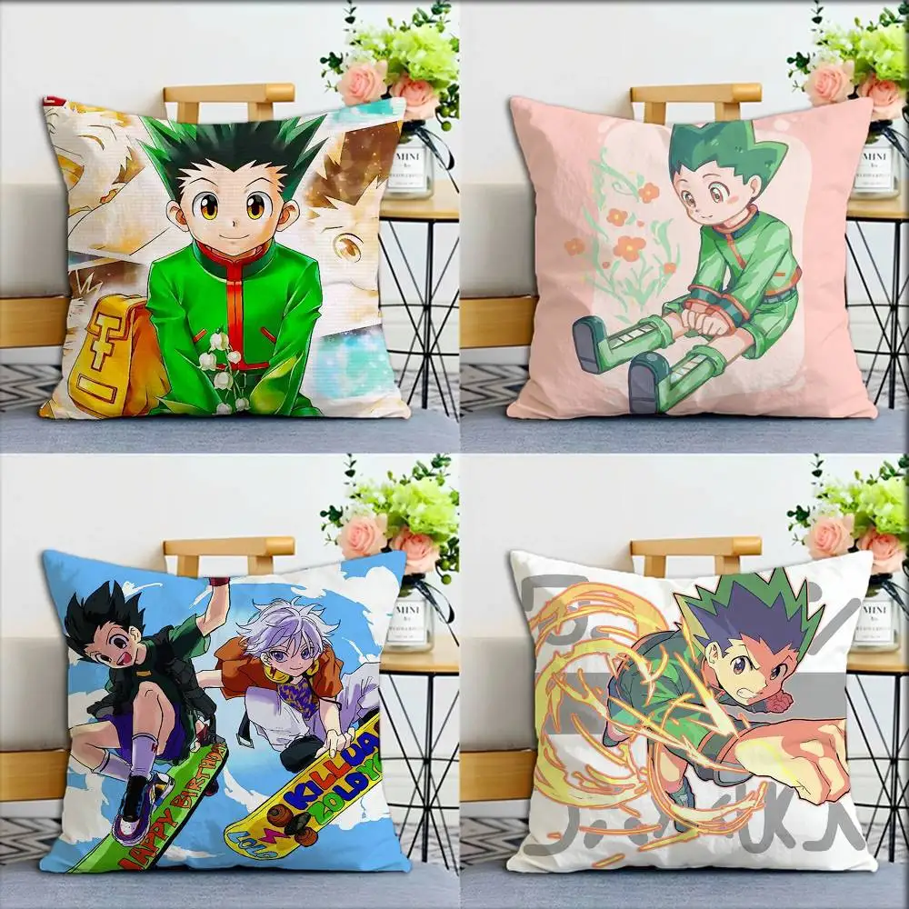 

Chibi Gon Freecss World Various Sizes Square Pillow Case For Car Home Bedchamber Decor