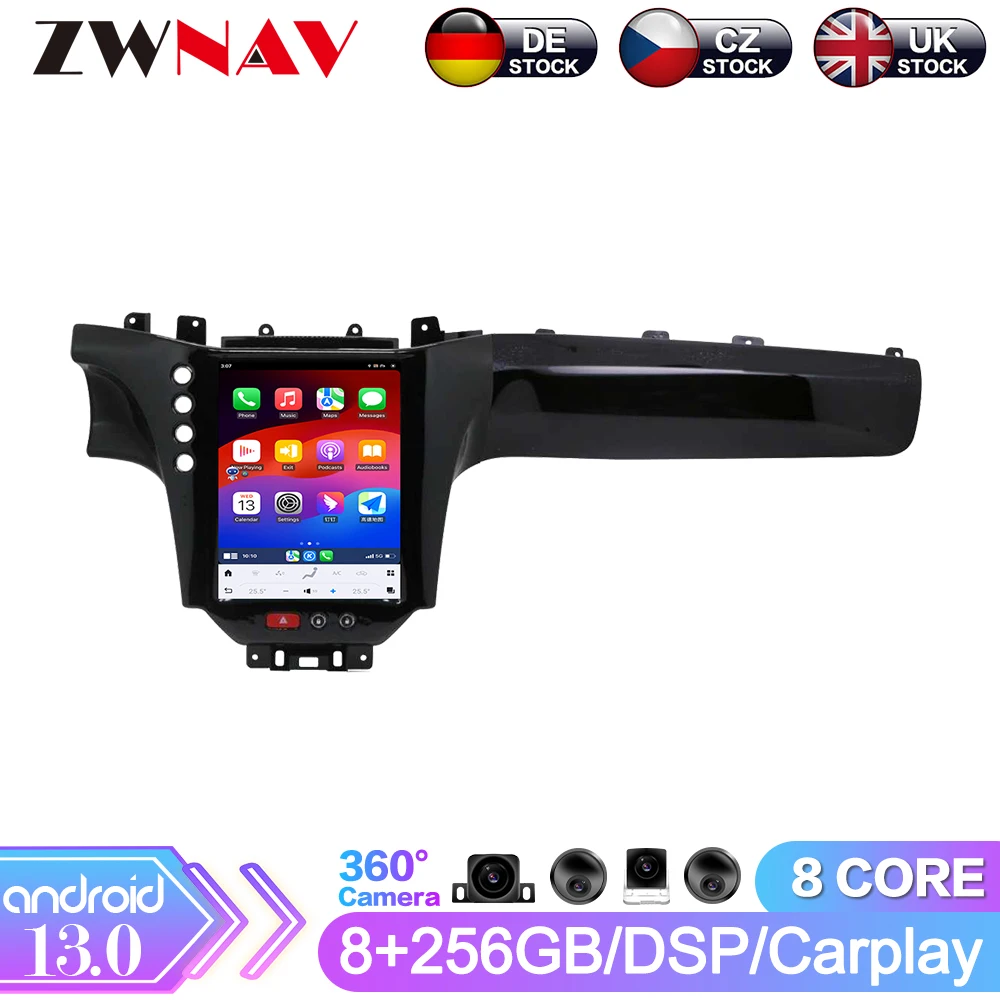 

Android 13 Carplay Car Radio 12.1 inch Touch Screen For Maserati GT 2005-2015 GPS Navigation Multimedia Player Head Unit Auto