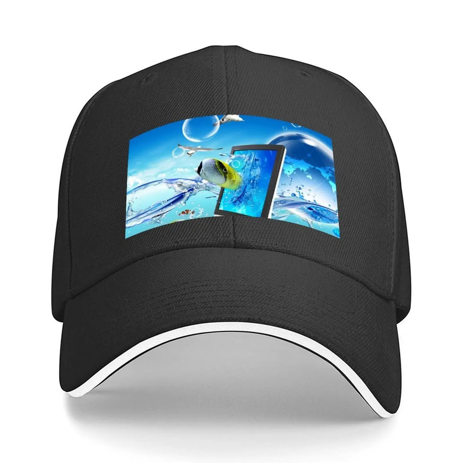 

Frutiger Aero Aesthetic Baseball Cap Luxury Man Hat Mountaineering fishing caps man Streetwear Trucker Hats For Men Women's