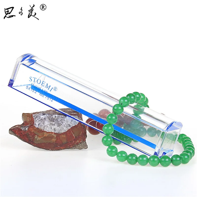 5 Times 152mm Handheld Educational Cylindrical Magnifier Elderly Reading Magnifying Glass Gift Loupe for Accountants Old Man
