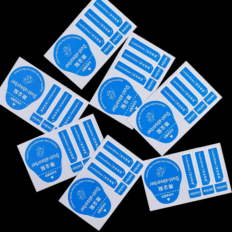 50-1Pcs Dust Removal Sticker Tablet Screen Dust for LCD Screen Cleaning Tempered Glass Camera Lens Screens Dust Removal Papers