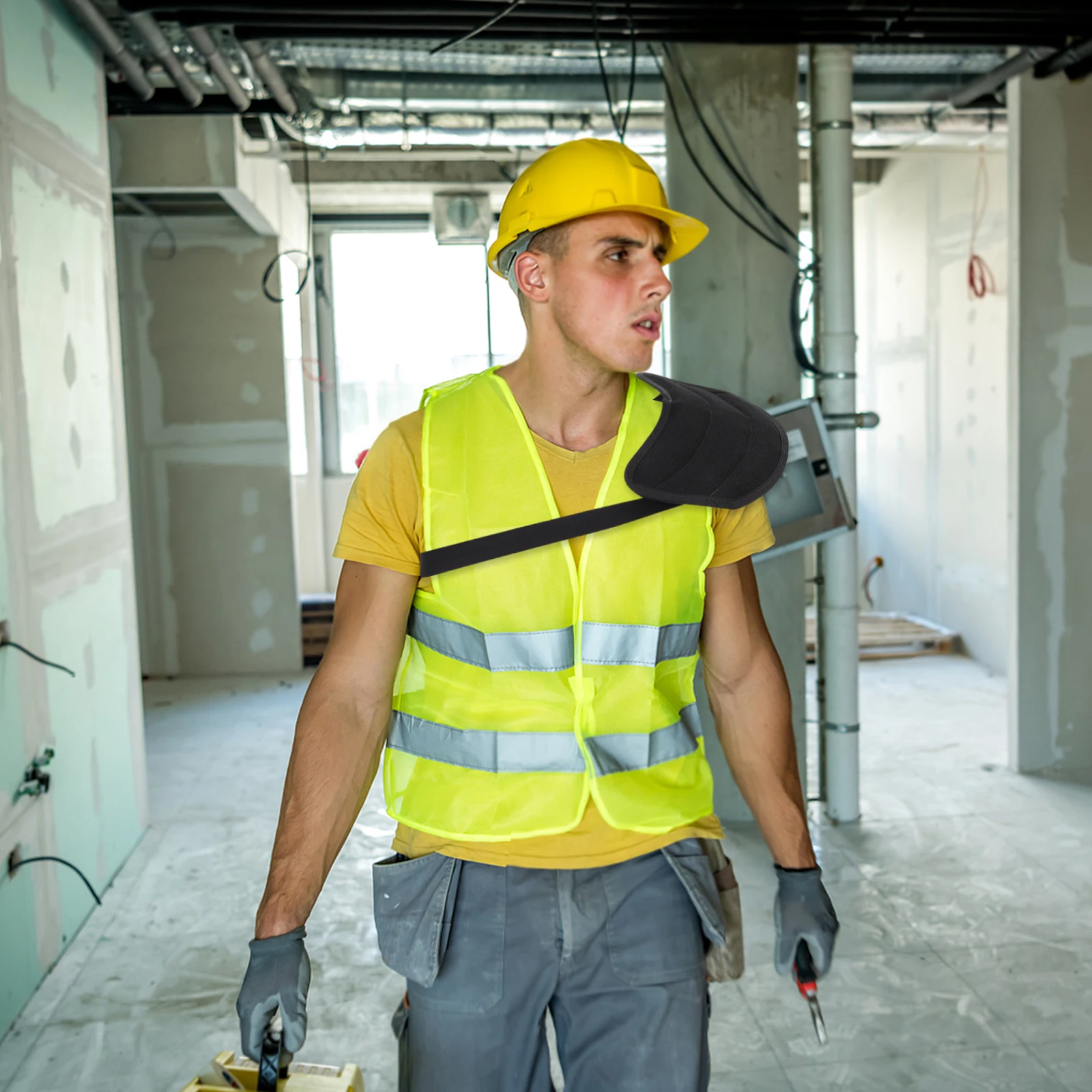 

Universal Shoulder Pad Thick Cushion Anti-Slip Breathable for Bag Strap Travel Commuting Use Shoulder Strap Pad