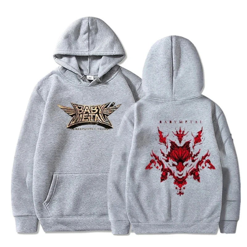 Japan Babymetal Steelheart Band Hooded Pullove Vintage High Street Sweatshirt Loose Comfortable Joker Men And Women Sweater