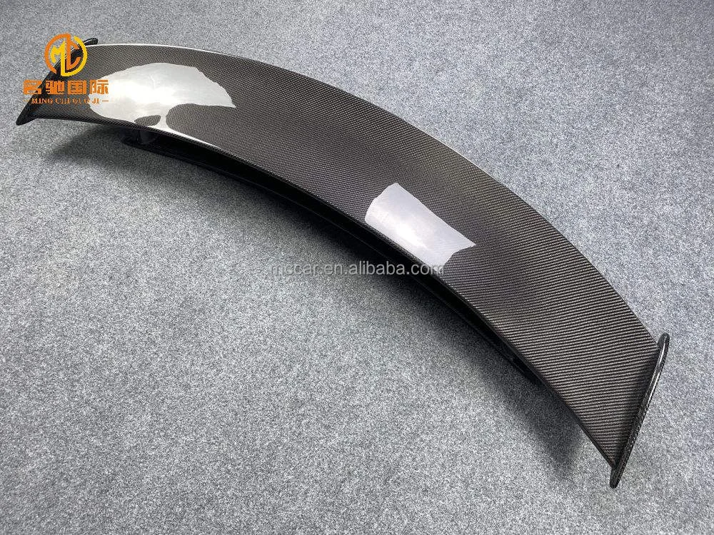 High Quality Double Rear Carbon Fiber Rear Trunk Spoiler Car Wing for Mercedes-Benz AMG GT GTS 2015-17