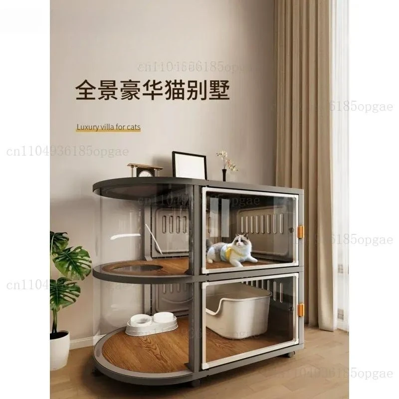 villa household indoor cat cabinet house new cat cage cat nest universal in all seasons one room one living room one