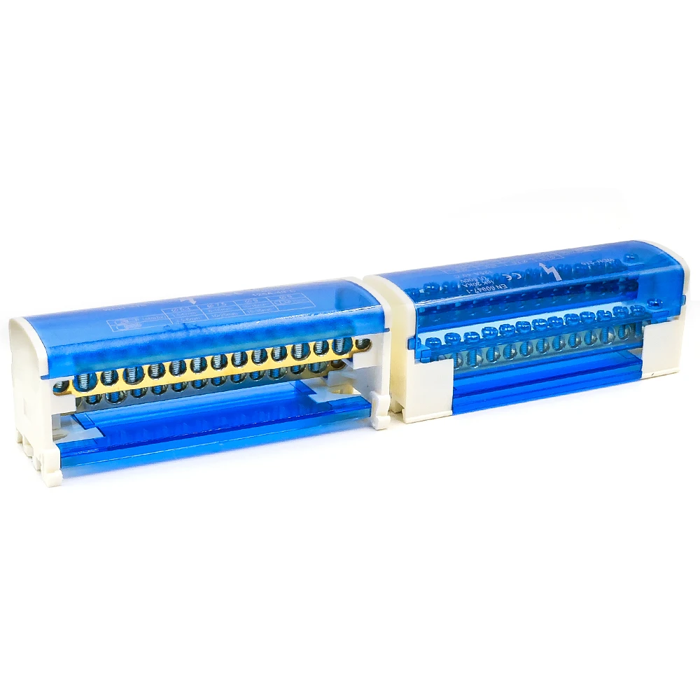 

1pcs WDH-215 Terminal Block Secure Screw Type Electrical Connection Compact Reliable DIN Rail Mount Conductor