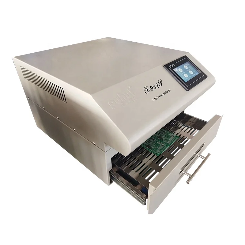 New T-937S Smart Touch Screen SMT Puhui Oven For PCB LED BGA Soldering 350*370mm Size High Efficiency Reflow Oven