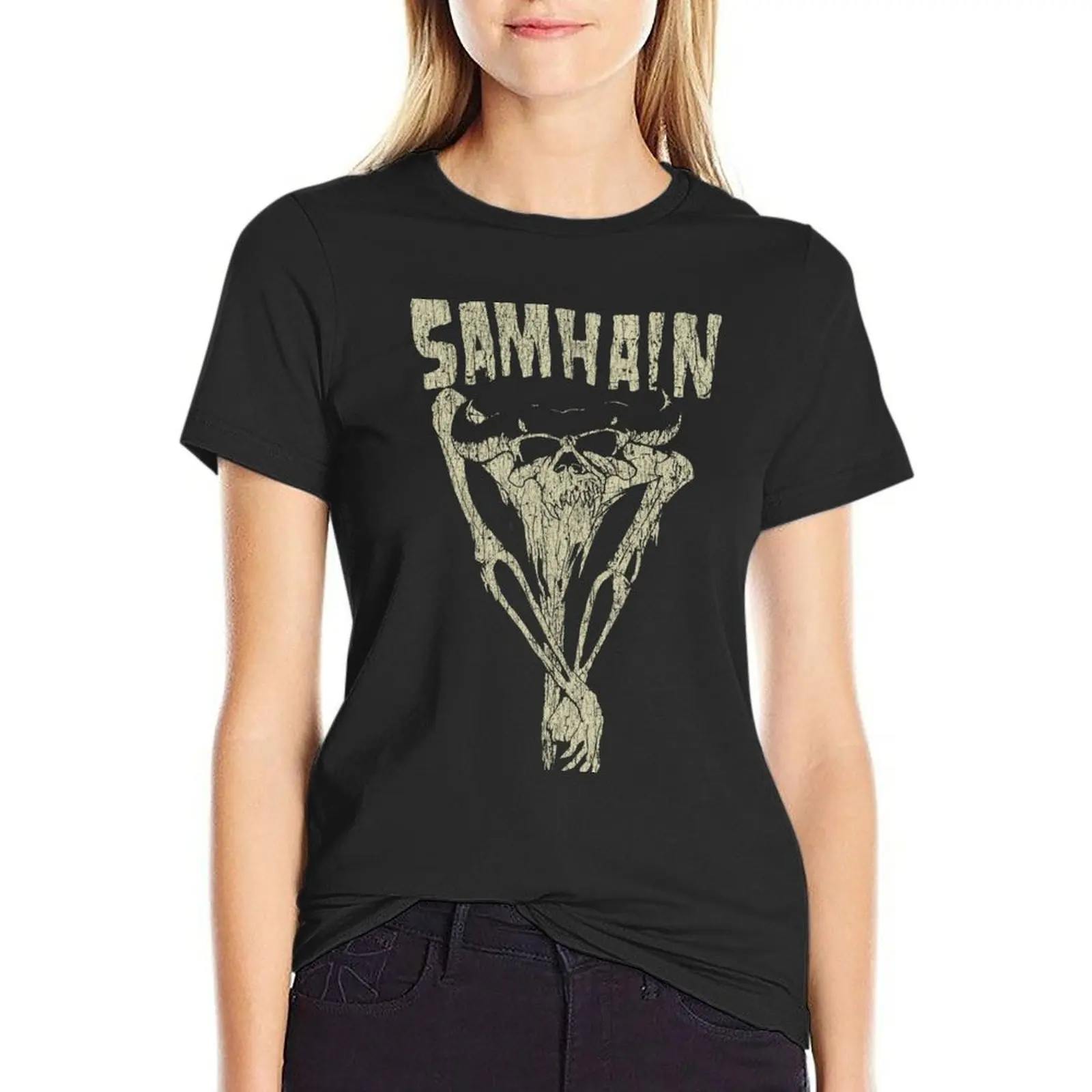 Samhain Scarecrow 1983 T-Shirt summer tops summer top customizeds cute clothes t-shirt dress for Women plus size sexy