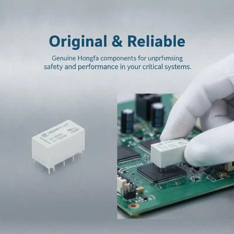 12V Coil DPDT Bistable Latching Relay HFD2-005-S-L2-D 2A 30VDC 125VAC Low Heat for Vehicle Electronic System Modification