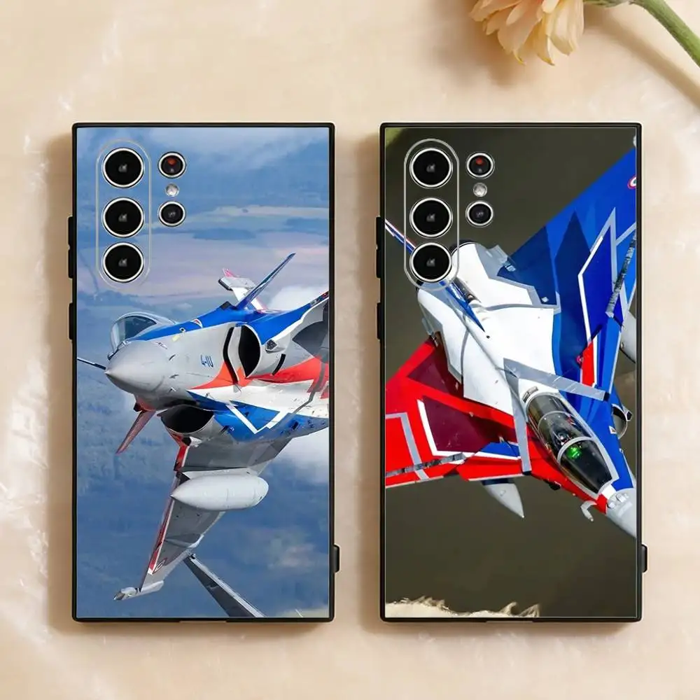 

Rafale Fighter French Aircraft Phone Case for Samsung Galaxy S21 22 Ultra Plus S23 S24 FE Lite S25 26 30 Fundas Matte