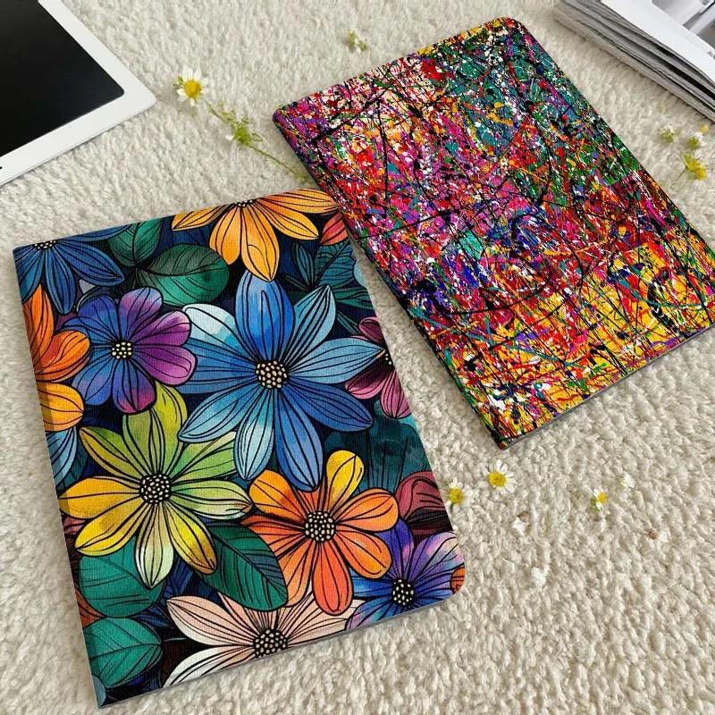 

Colorful Cartoon Flower Tablet Case For Xiaomi Redmi Mini Pad SE K 2 4 5 6 7 8 2023 2025 11 8.8 11.2 10.1 Pro Gift