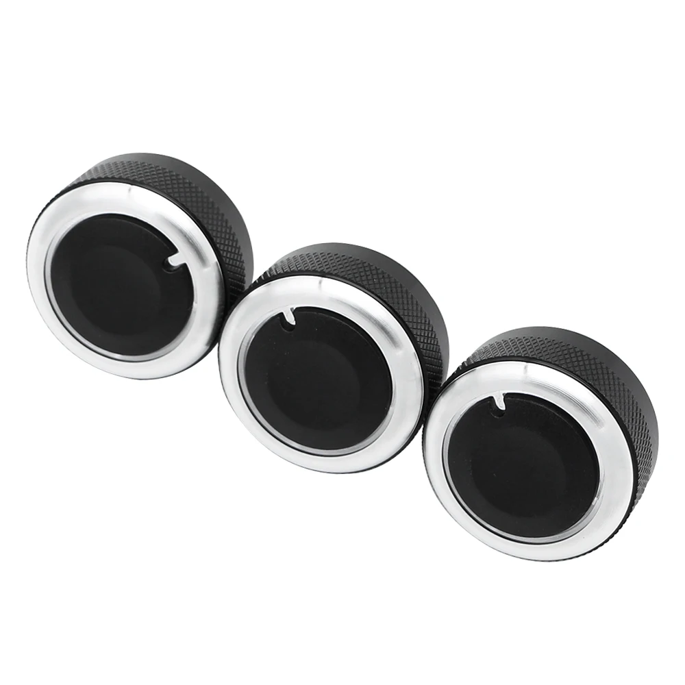 3pcs/set Aluminum Alloy Air Conditioning Knob for Geely Panda 2009 - 2017 Heat Control Switch Ac Knob Car Accessories