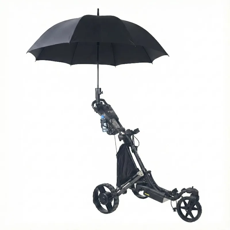 Foldable Electric Golf Trolley Lithium Battery Remote Control 36 Hole Range 40 Degree Climb 3-Wheel 360W Motor Compact Aluminum