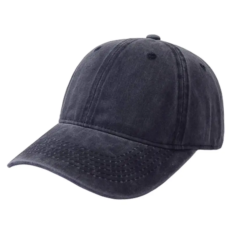 Plain Baseball Cap Women Washed Cotton Dad Hats for Men Blank Adjustable Unstructured Dark Green Purple Black