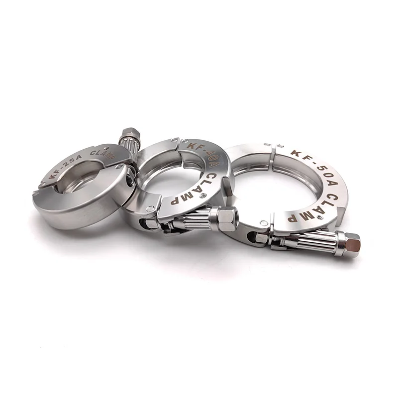 SS304 KF16 KF25 KF40 KF50 Vacuum Clamp Heavy Duty Quick Release Wing Nut for High Vacuum Flange Pipe Fitting System Connector