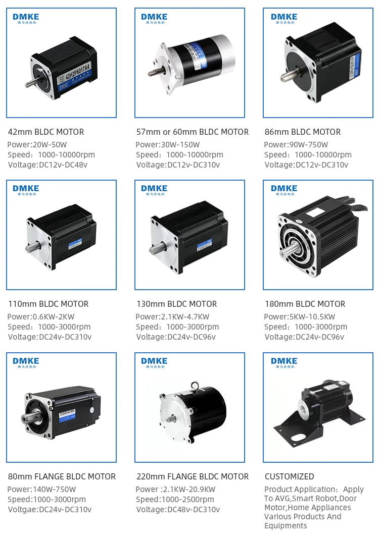 Motor de CC sin escobillas bldc, par de alta potencia personalizado, 24v, 1kw, 1000w, 24 voltios, 3000rpm