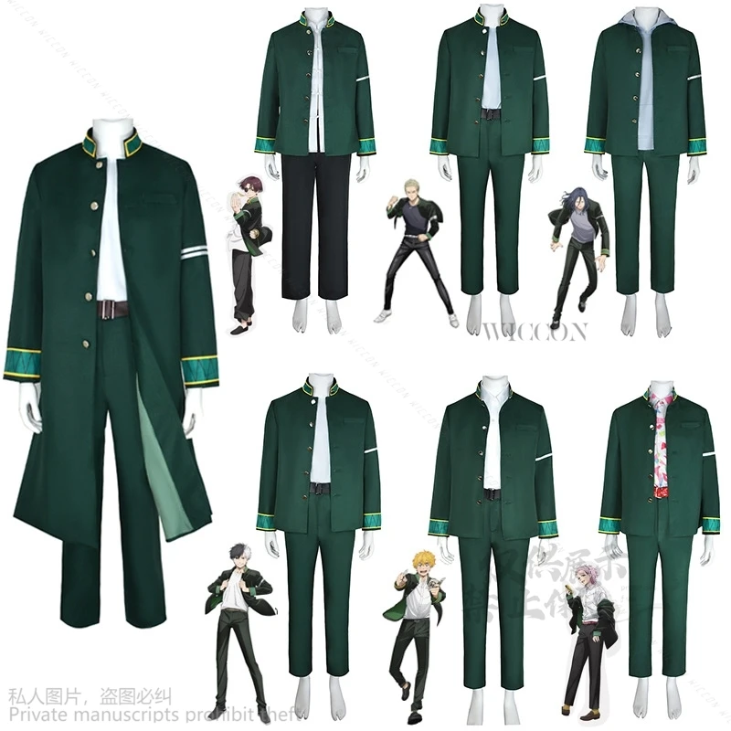 

Anime Wind Breaker Cosplay Costume DK School Uniform Halloween Party Suit Anime Haruka Sakura Role Play Costume Hayato Suo Cos