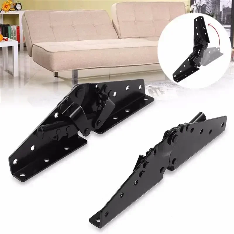 2pcs/pair metal Steel Black Sofa Bed Bedding Furniture Adjustable 3-Position Angle Mechanism Hinge Hardware Promotion