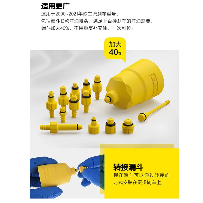 Bike Hydraulic Disc Brake Bleed Kit Oil Change Tool with Syringe for Shimano SRAM MTB Road Bicycle Brake Maintenance