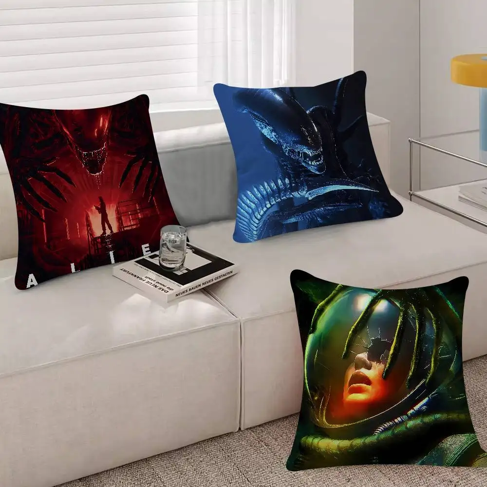 A-Alien Movies Pillow Case For Sofa Decor Car Office Room Printing Cushion Cover Decorations And Protector