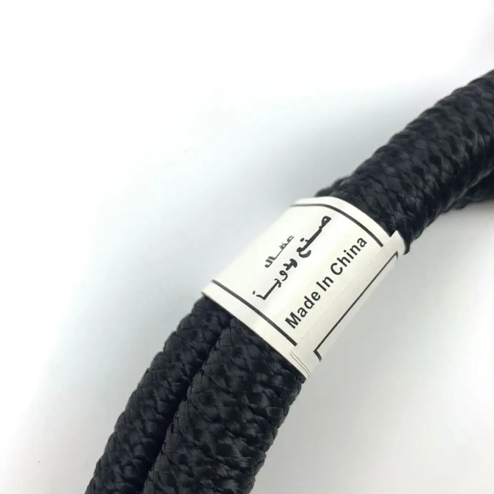1Pcs Islamic Clothing Headwear Rope Man Saudi Arabic Dubai Muslim Headrope Desert Accessories Black Egal Shemagh Shawl
