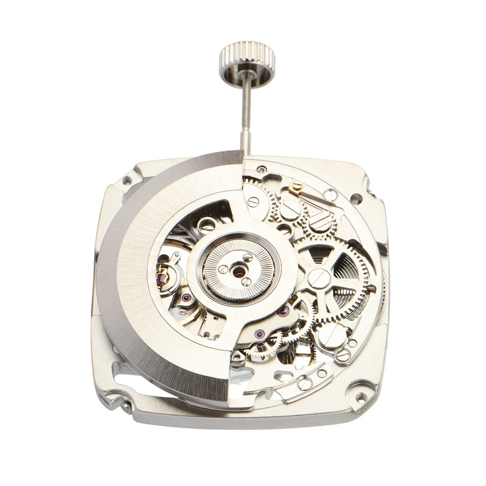 ST25 ST2553 Hollow 3 Hands Automatic Square Mechnical Watch Movement Spare Parts Accessory