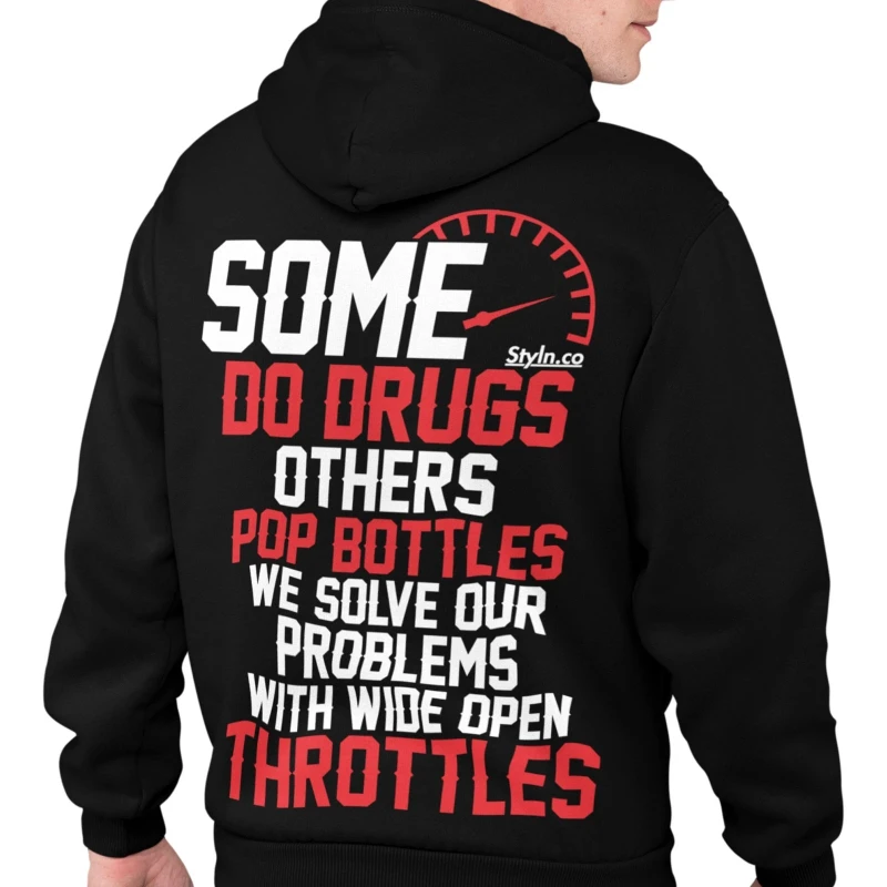 

2025 Autumn and Winter WIDE OPEN THROTTLES HOODIE Mechanic Jdm Boost Turbo Mechanic Shirt Race Car Auto