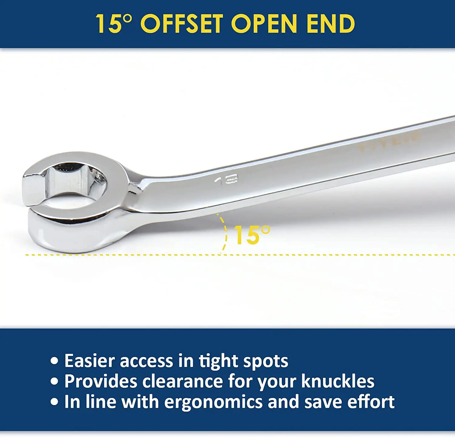 Flare Nut ชุดประแจมือ,เมตริก6Pcs สายเบรคเปิด Wrenches 8-21Mm,C R-V เหล็ก,Roll-Up Pouch สำหรับที่ซ่อมรถอุปกรณ์ทำมือ