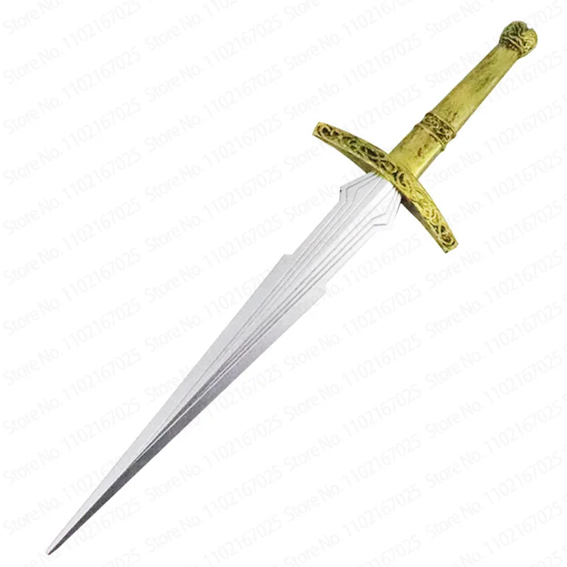 47cm 1pcs High Quality Loki Dagger Pu Halloween Cos Props Toy Simulation Short Sword Plastic Soft Rubber Small Knife Model Gifts