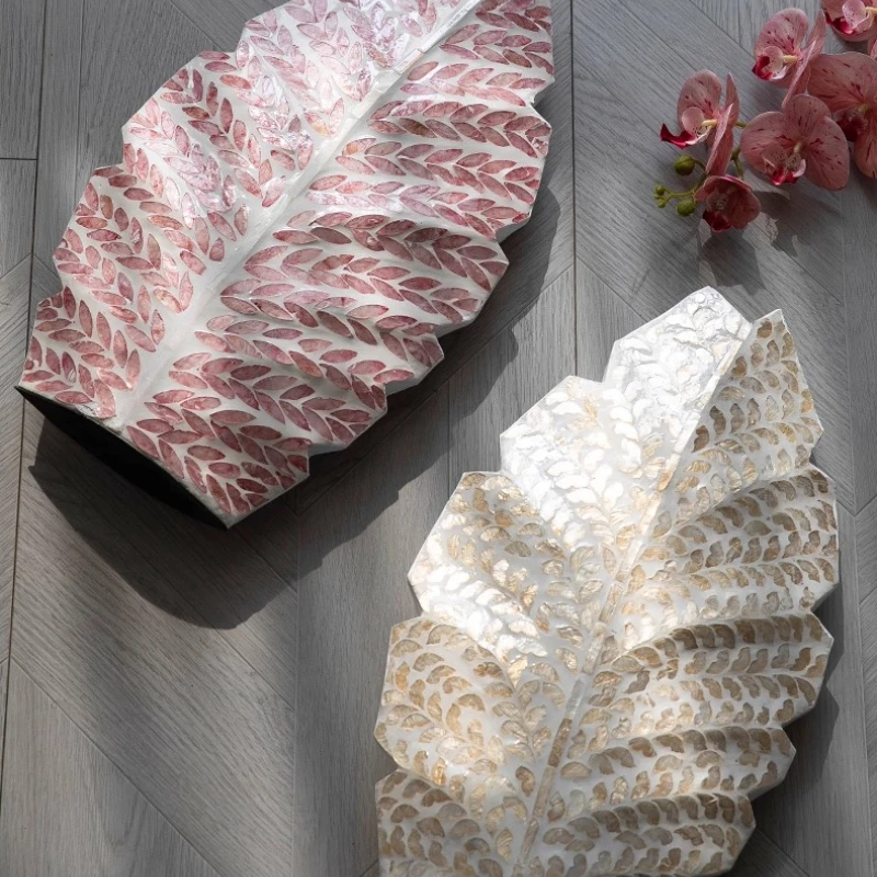 French Creative Seashell Vase Handmade Tabletop Art Flower Pot Living Room Dried Flower Decor High-end Home Decor Ornament Best