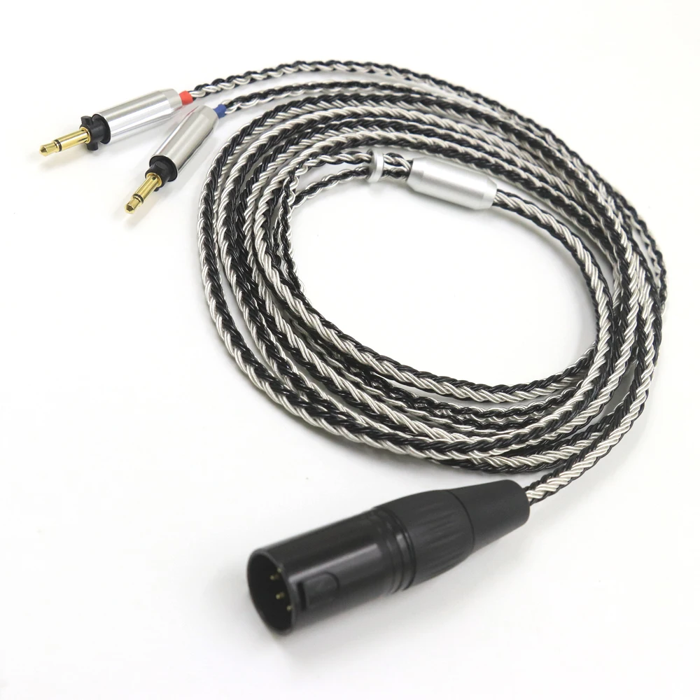 

16 Cores Single Crystal Silver Headphone Upgrade Replace Cable for Final SONOROUS IV VI VIII X Cord