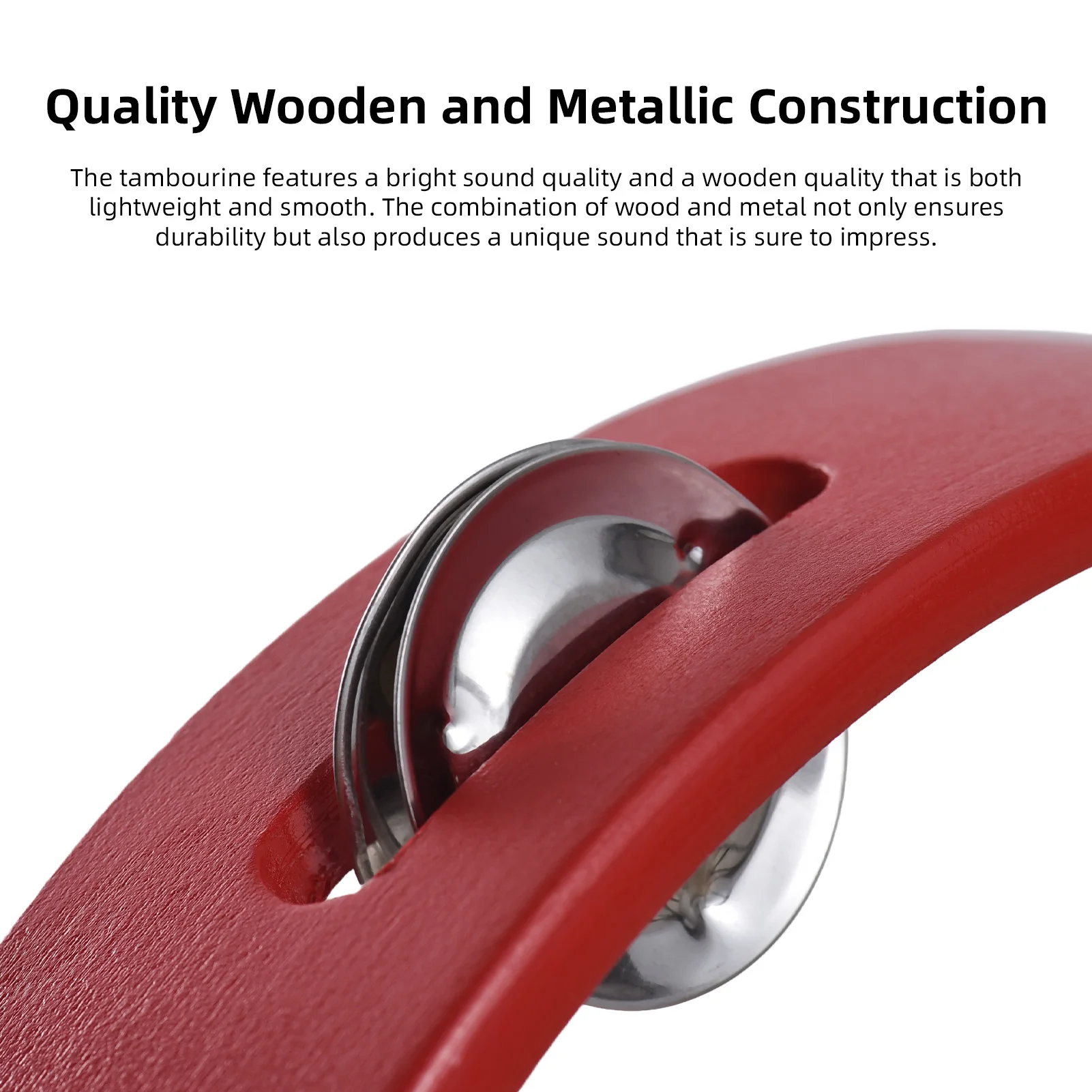 Thumbnail 3 - #13 Trending Wooden Tambourines Right Now