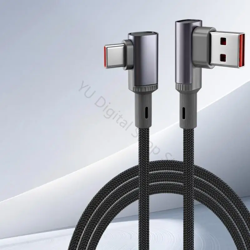 96BA Braided Fast USB C Extension Cable for Vehicle and Backup Battery Use