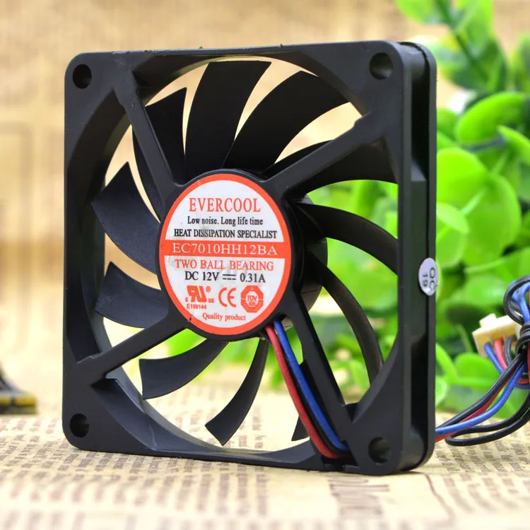 

7 CM 7010 12V 0.31A 3WIRES COOLING FAN EC7010HH12BA